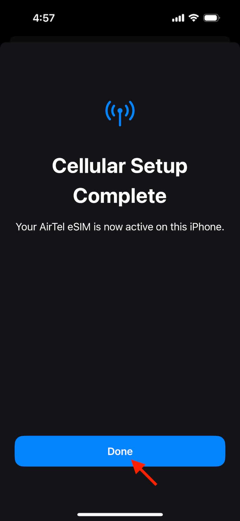 iPhone 15 Pro eSIM Setup