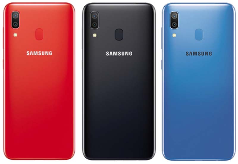 Samsung Galaxy A30 Colors