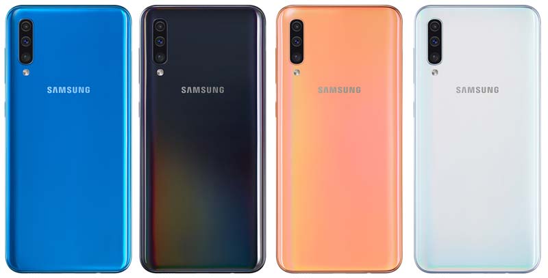 Samsung Galaxy A50 Colors