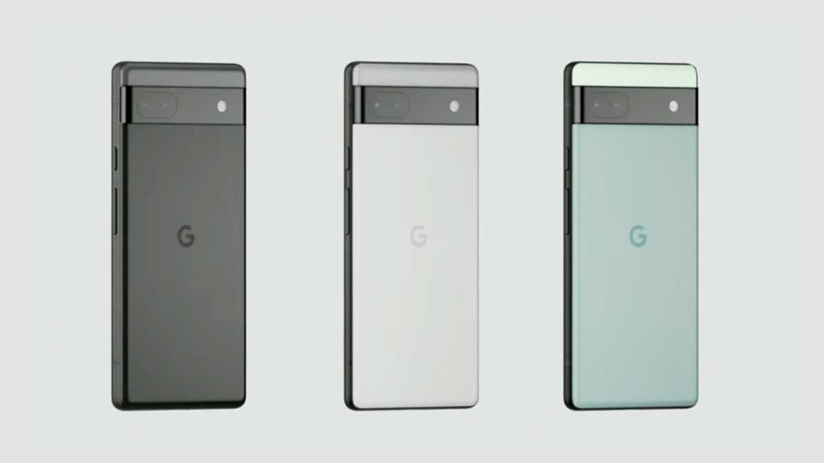 Google Pixel 6a Colors