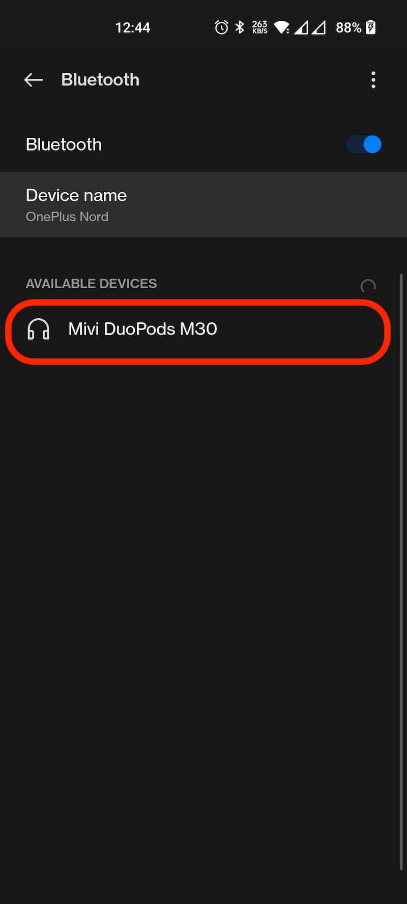 Mivi Duopods M30 Bluetooth Settings
