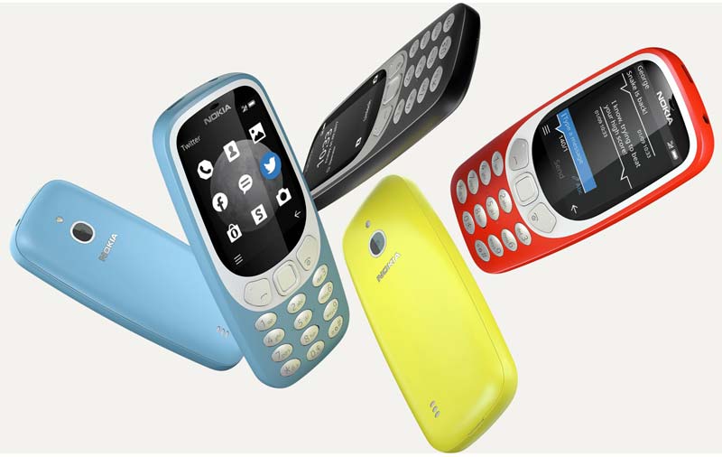 Nokia 3310 3G Colors