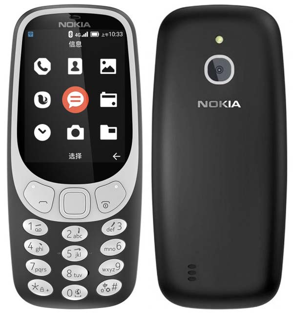 Nokia 3310 4G Charcoal