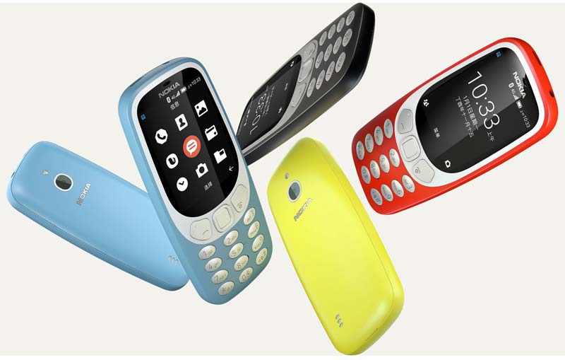 Nokia 3310 4G Colors