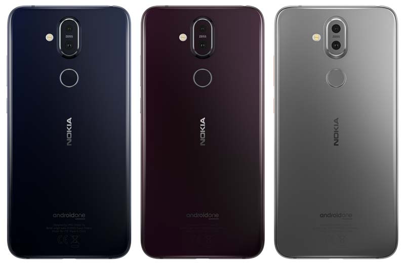 Nokia 8.1 Colors