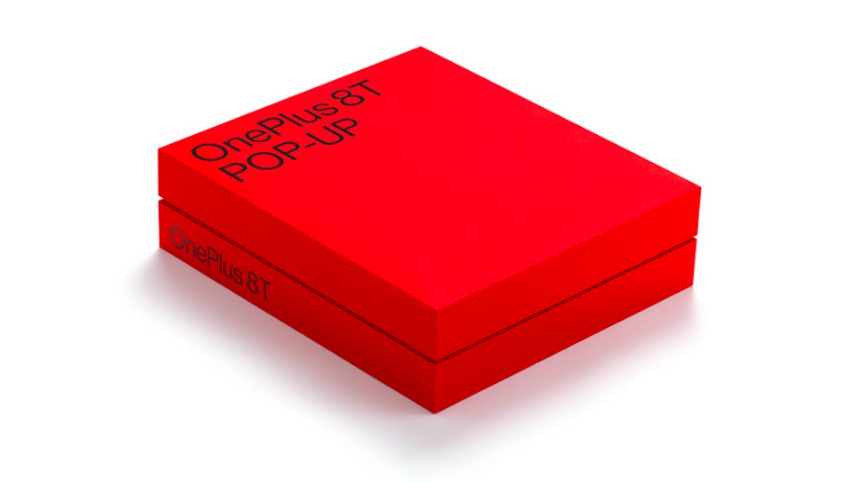 OnePlus 8T popup box