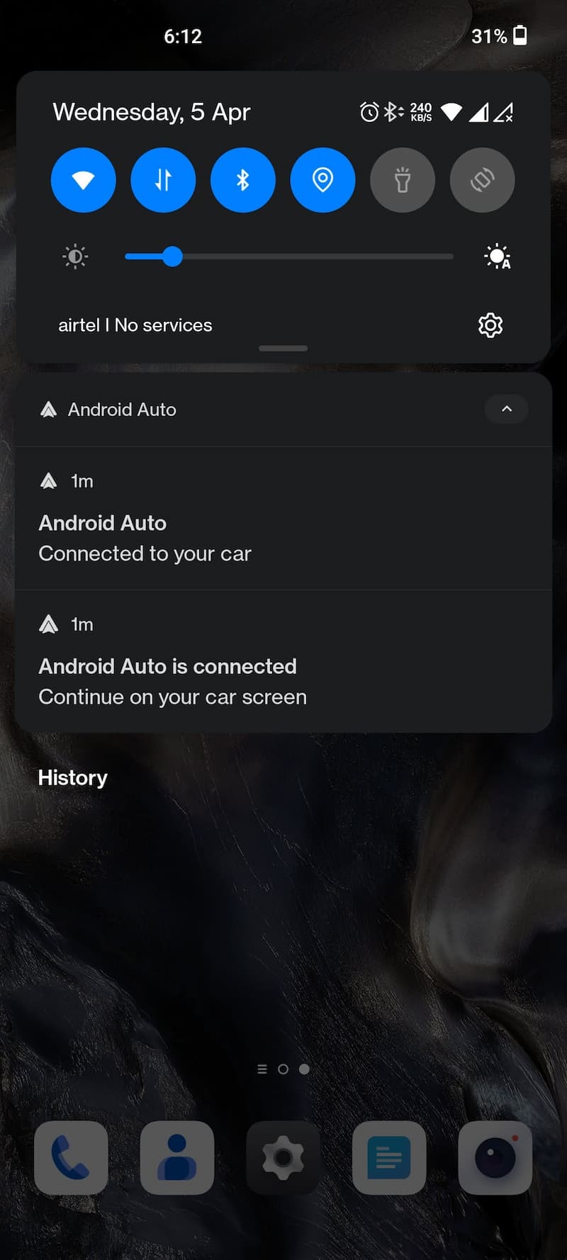 Android Auto Connected