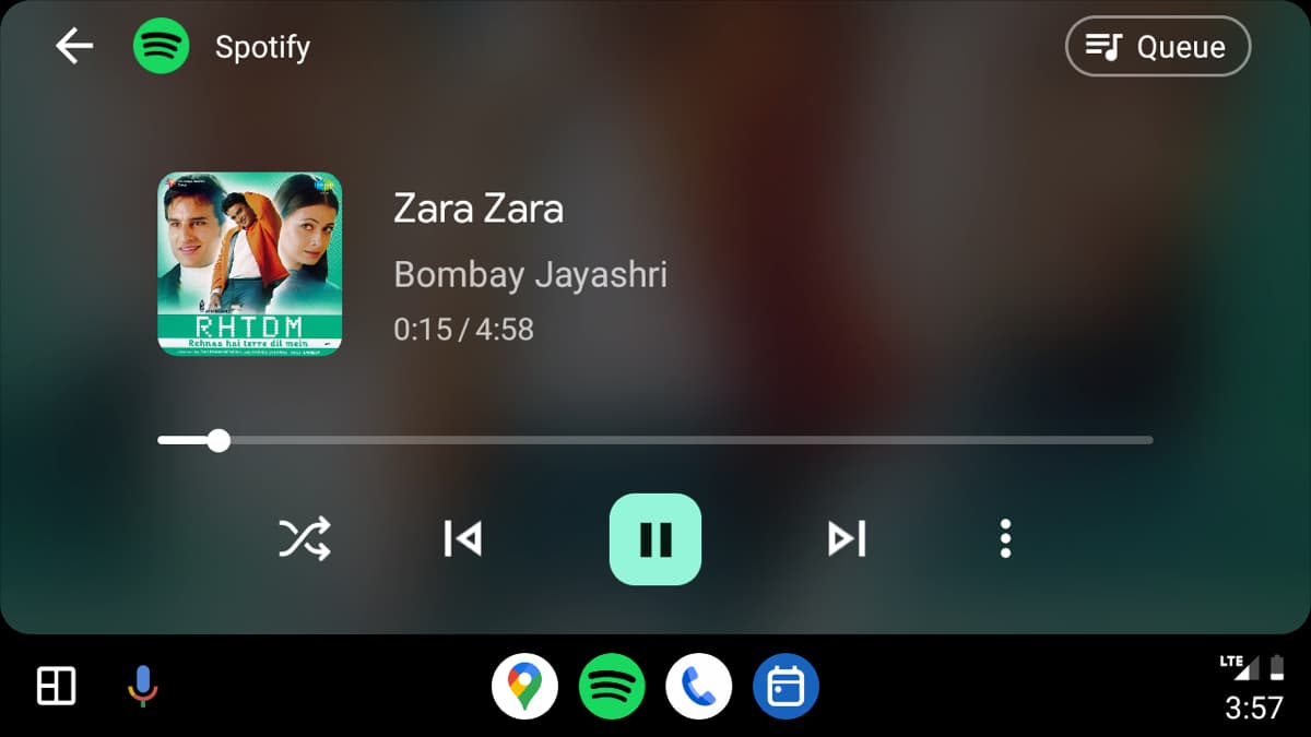 Music Player on Android Auto