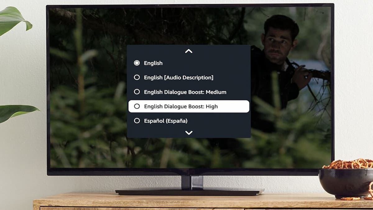 Prime Video Dialogue Boost on TV