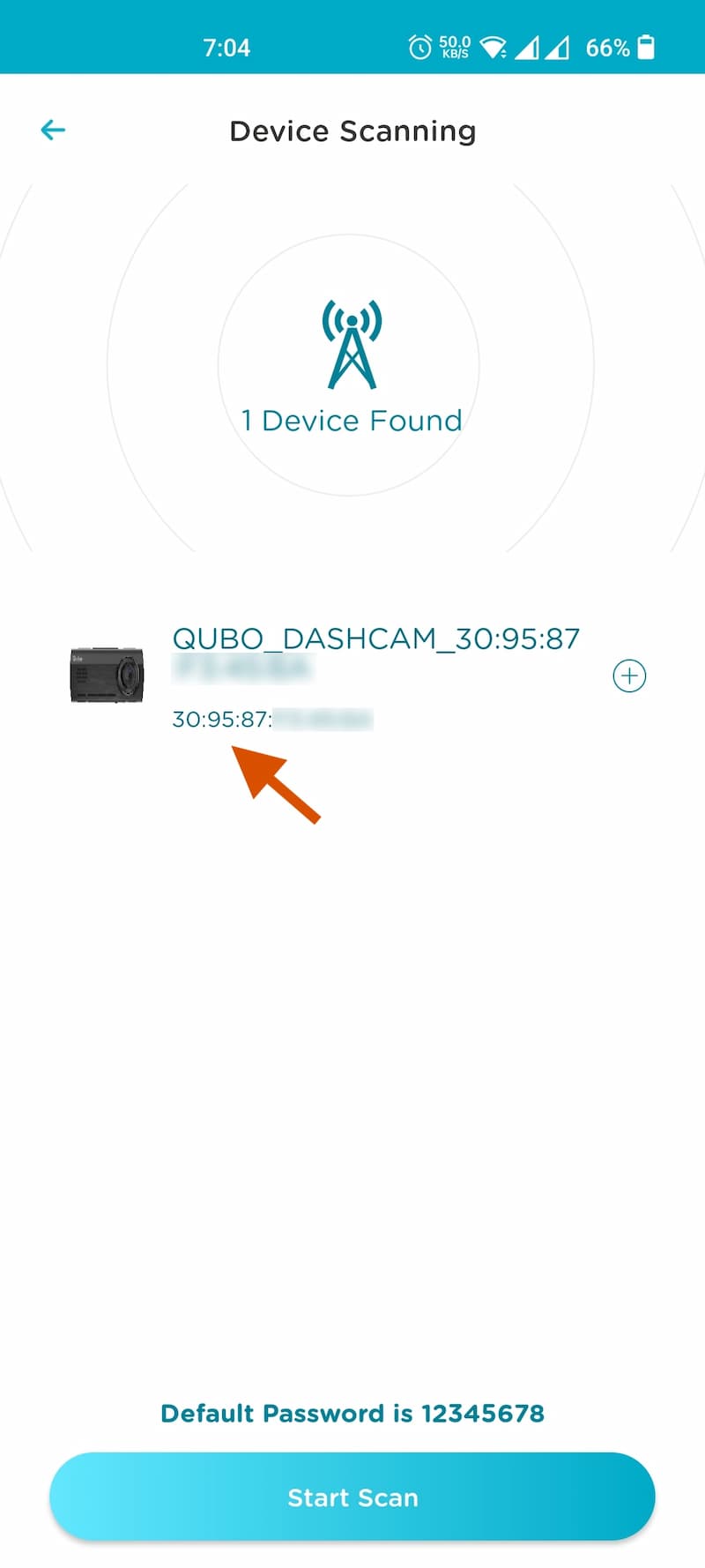 Qubo Dash Camera Setup