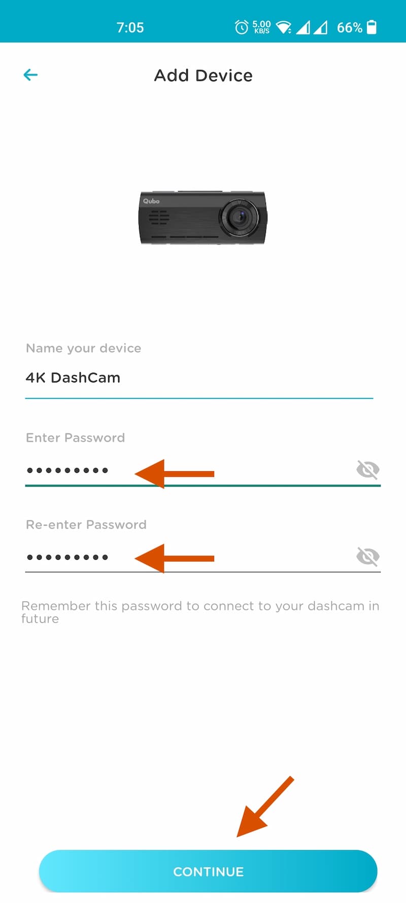 Setting the Username and Password