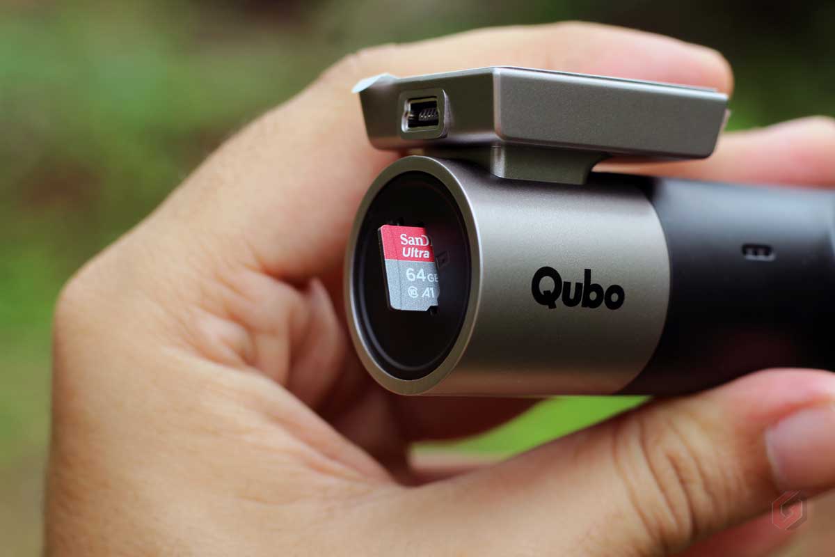 Qubo Dashcam Pro SD Card