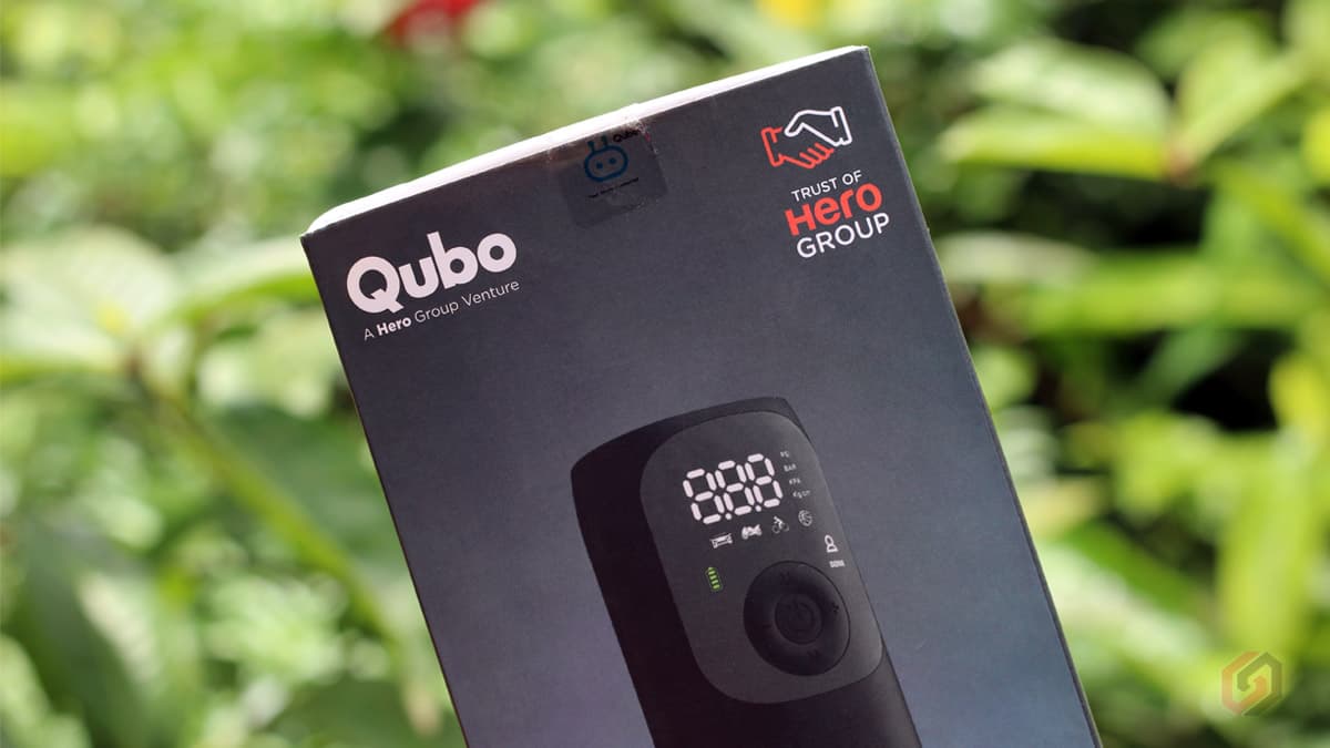 Qubo Smart Tyre Inflator Package
