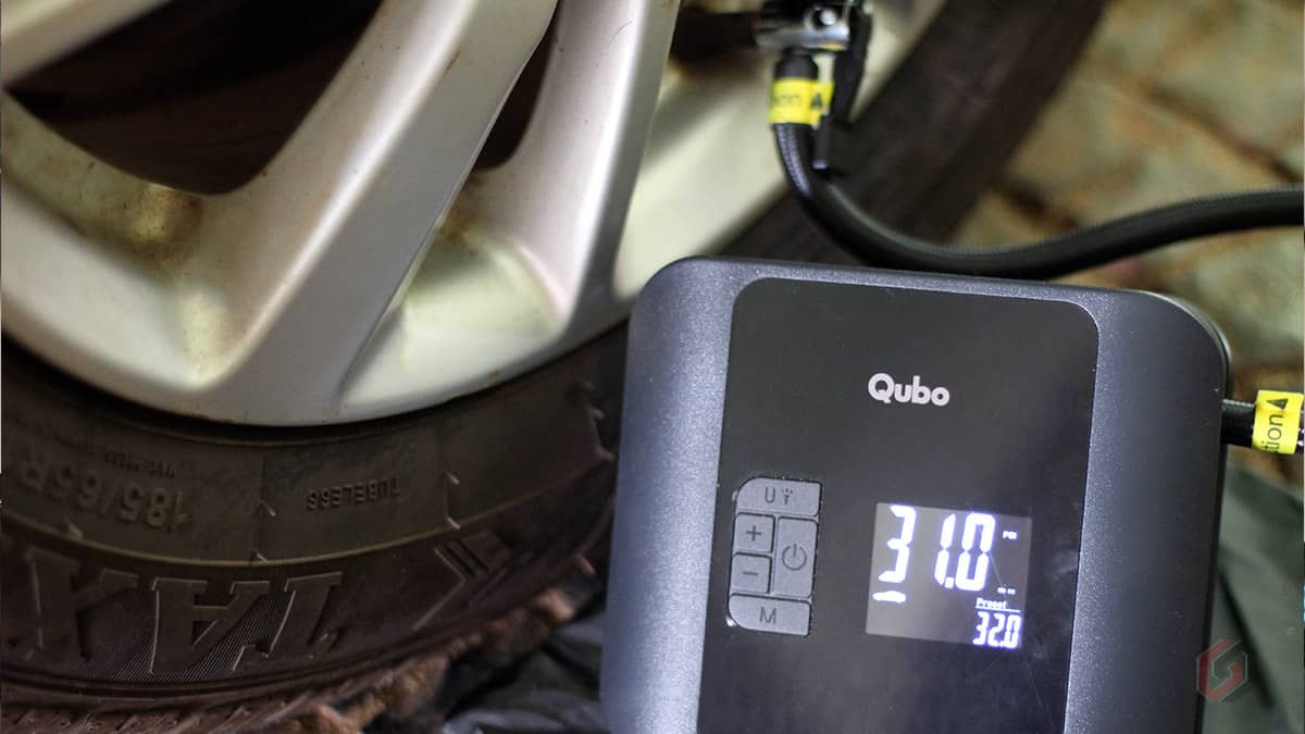 Qubo Smart Tyre Inflator Pro Working