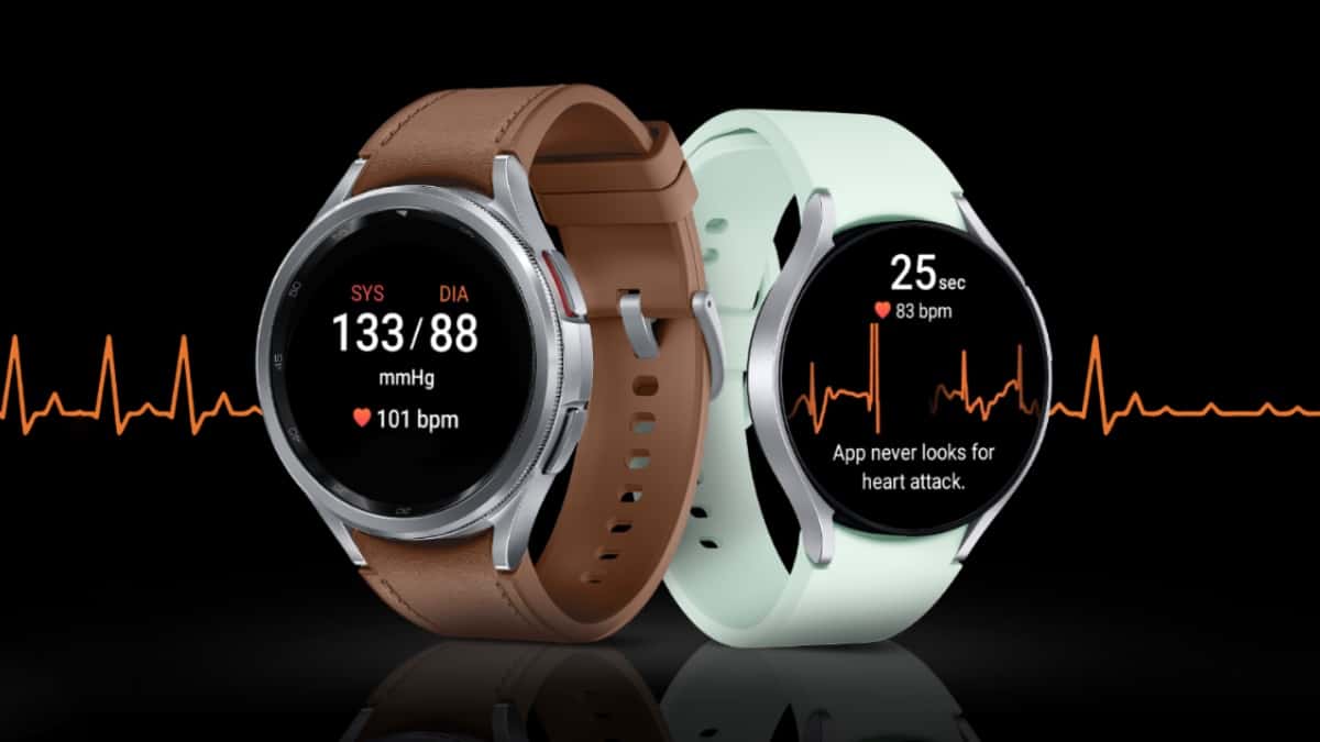 Blood Pressure and ECG Tracking in Galaxy Watch6 Series