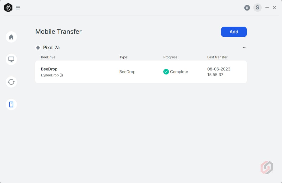 Synology BeeDrive Mobile Transfer Overview