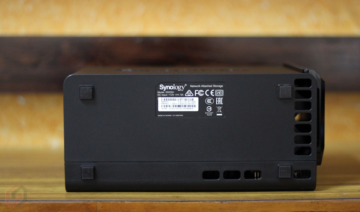 Synology DS220 Plus Bottom View