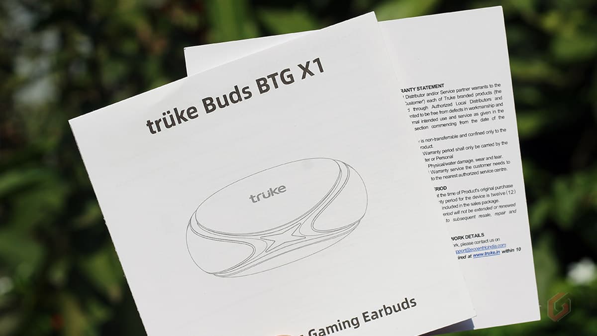 Truke BTG X1 user Manual