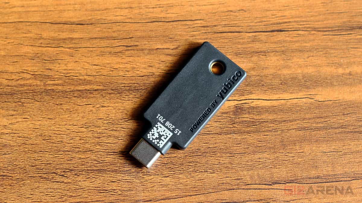 YubiKey 5C NFC Keychain Hole