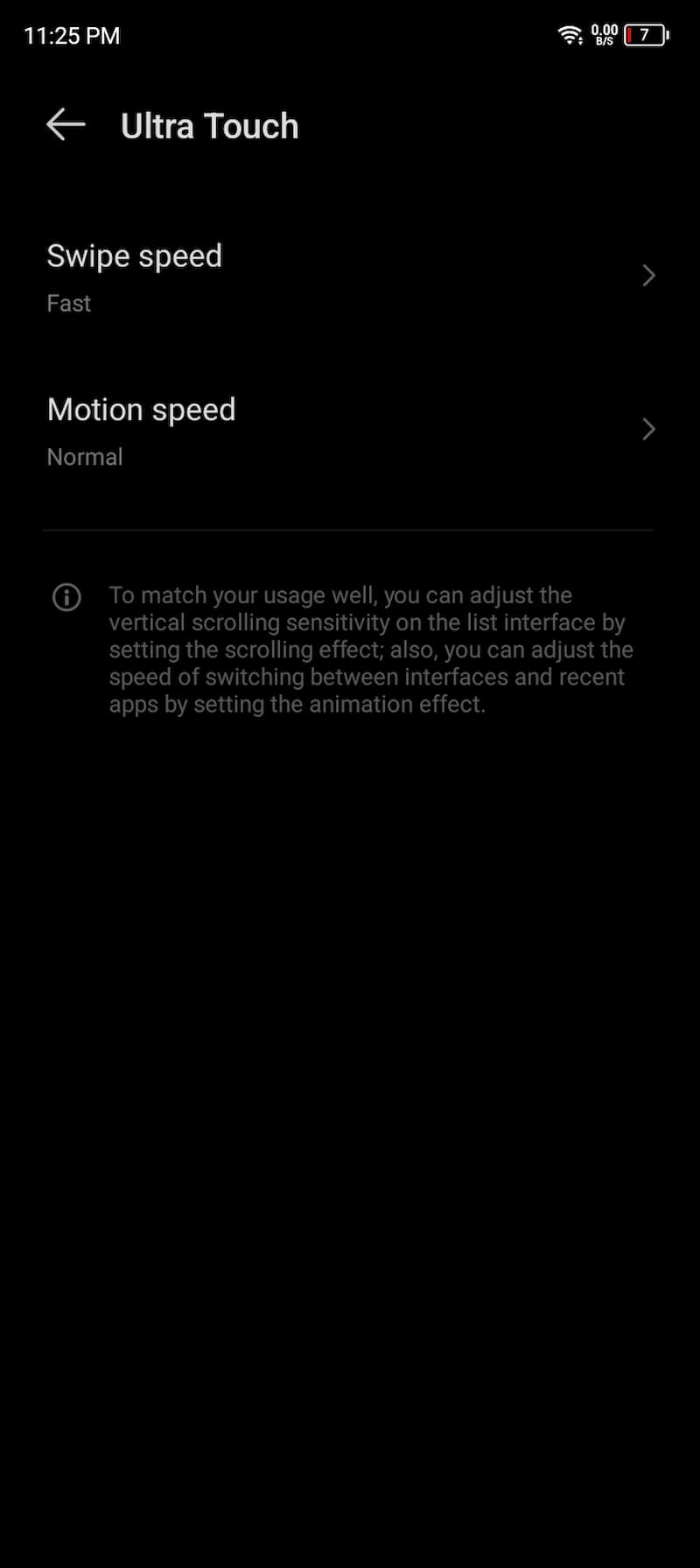 itel P55 5G Ultra Touch Settings