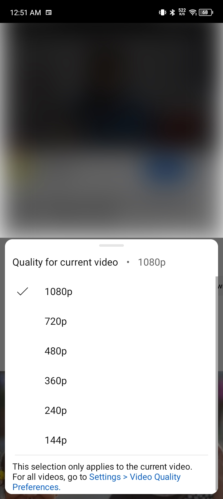 itel P55 Youtube 1080p Support