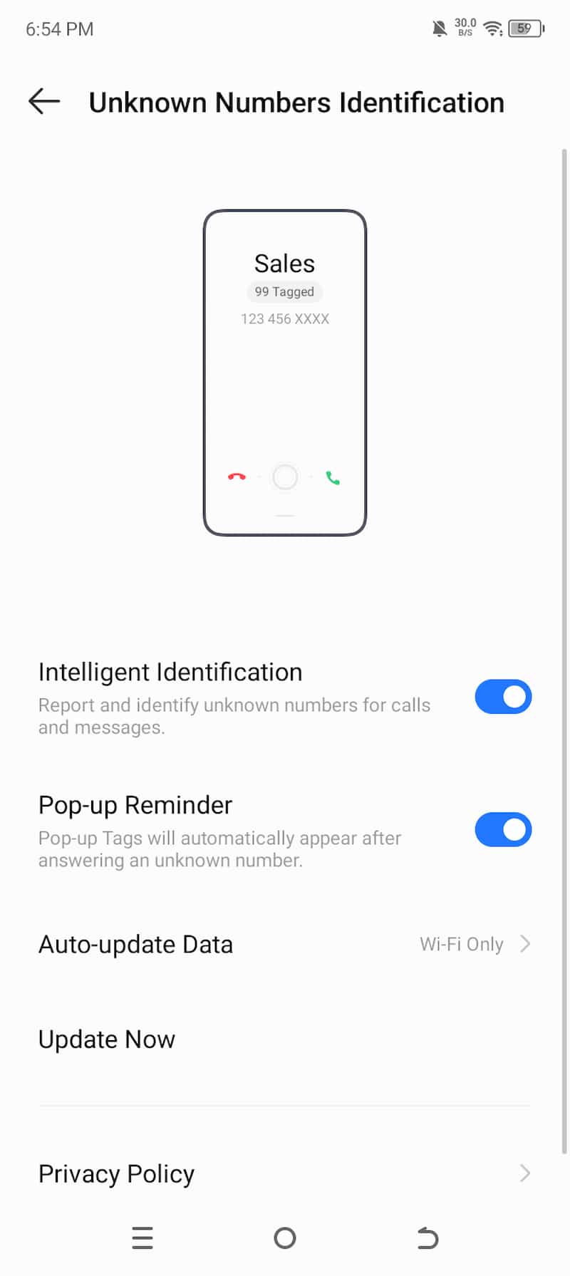 itel A70 Mobile Number Identification 